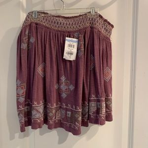 Purple off the shoulder top